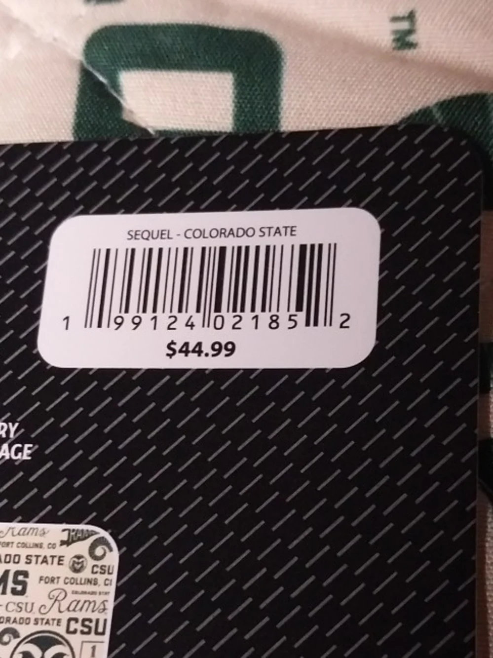 Quilted Blanket - Green/Cream Colorado State Rams 60x80